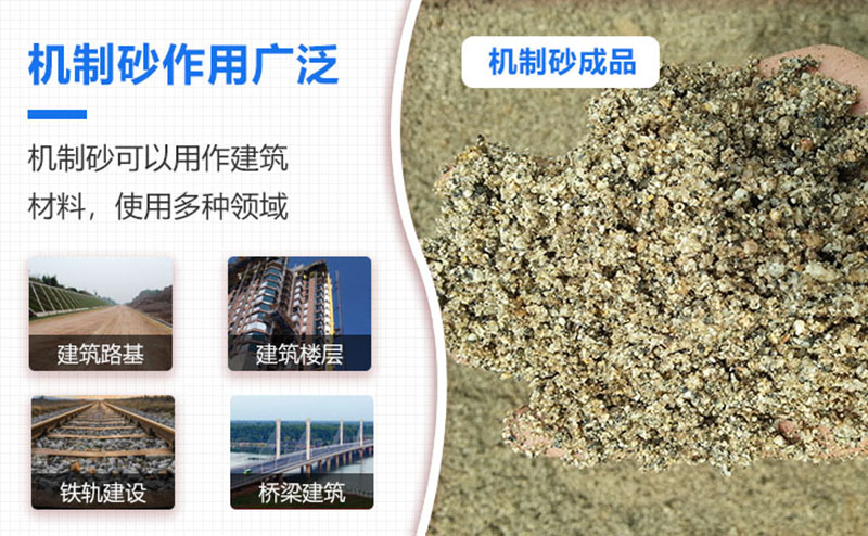 機制砂品級越來越高，用途也越來越廣泛