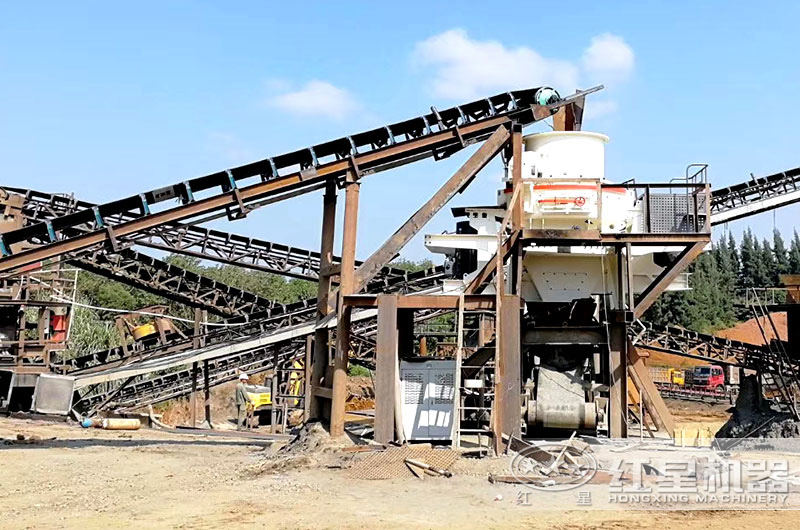制砂機(jī)成品粒型好，成品多用于建筑工程，道路基建